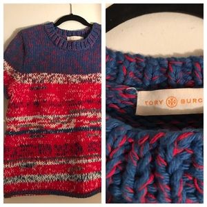 Tory Burch short sleeve sweater